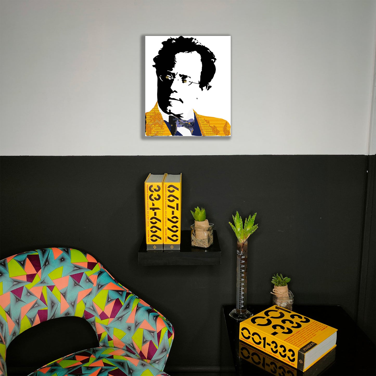 GUSTAV MAHLER GOLD DIGITAL ART