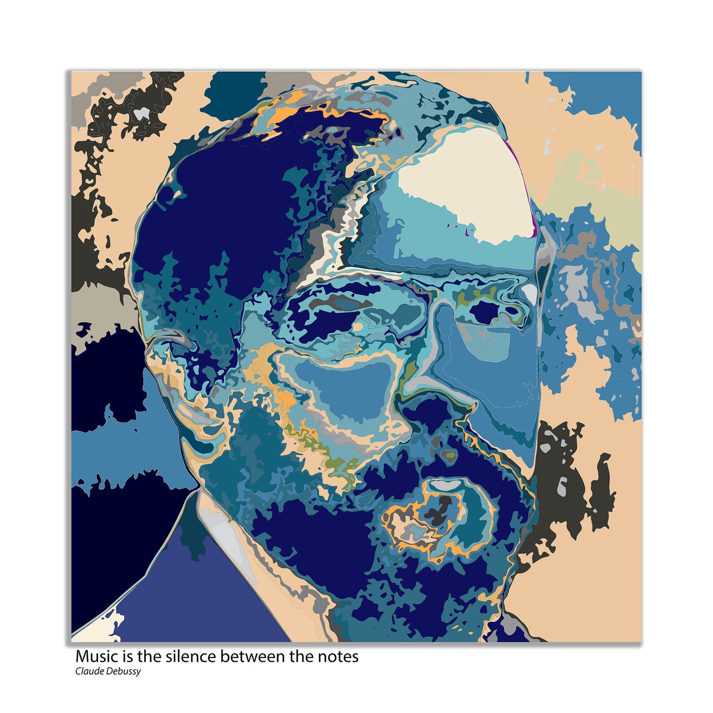CLAUDE DEBUSSY DIGITAL ART