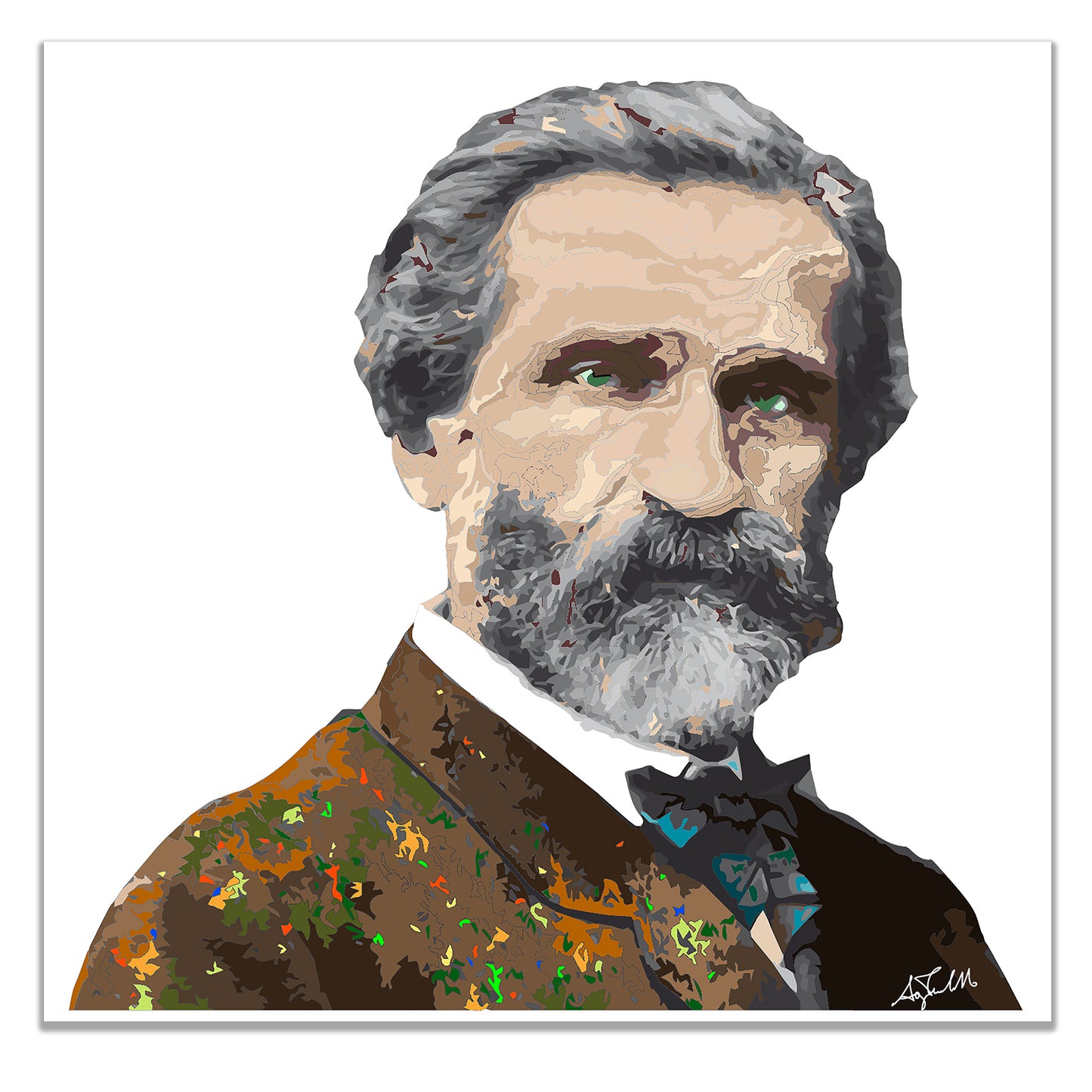 GIUSEPPE VERDI DIGITAL ART