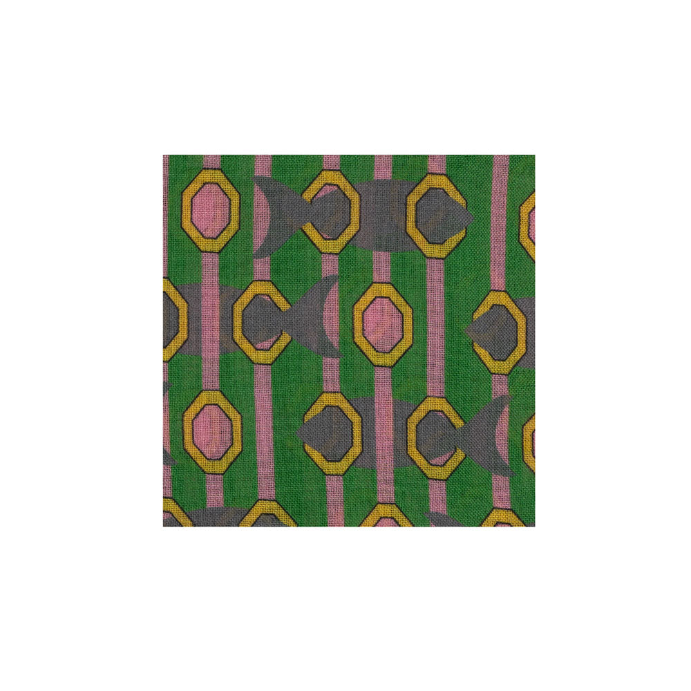 SCIARPA 100% LANA PRESI NELLA RETE GREEN