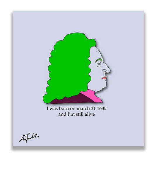JOHANN SEBASTIAN BACH DIGITAL ART