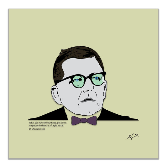 DMITRI SHOSTAKOVICH 1 DIGITAL ART