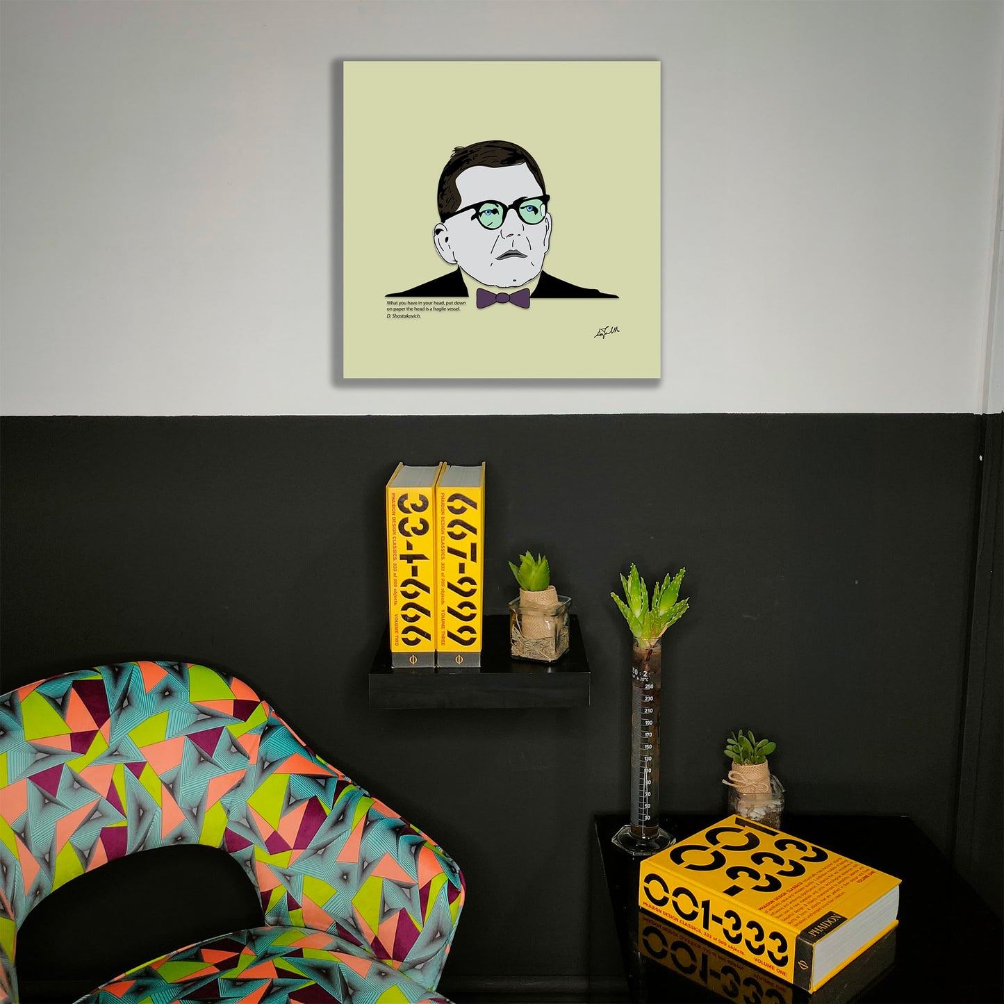 DMITRI SHOSTAKOVICH 1 DIGITAL ART