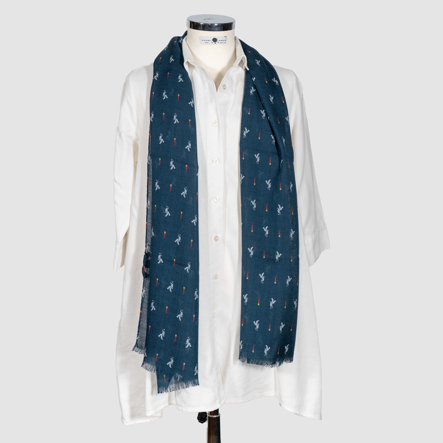 SCIARPA 100% LANA PULCINELLA FORTUNATO