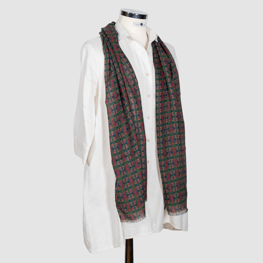 SCIARPA 100% LANA FARAGLIONI GREEN