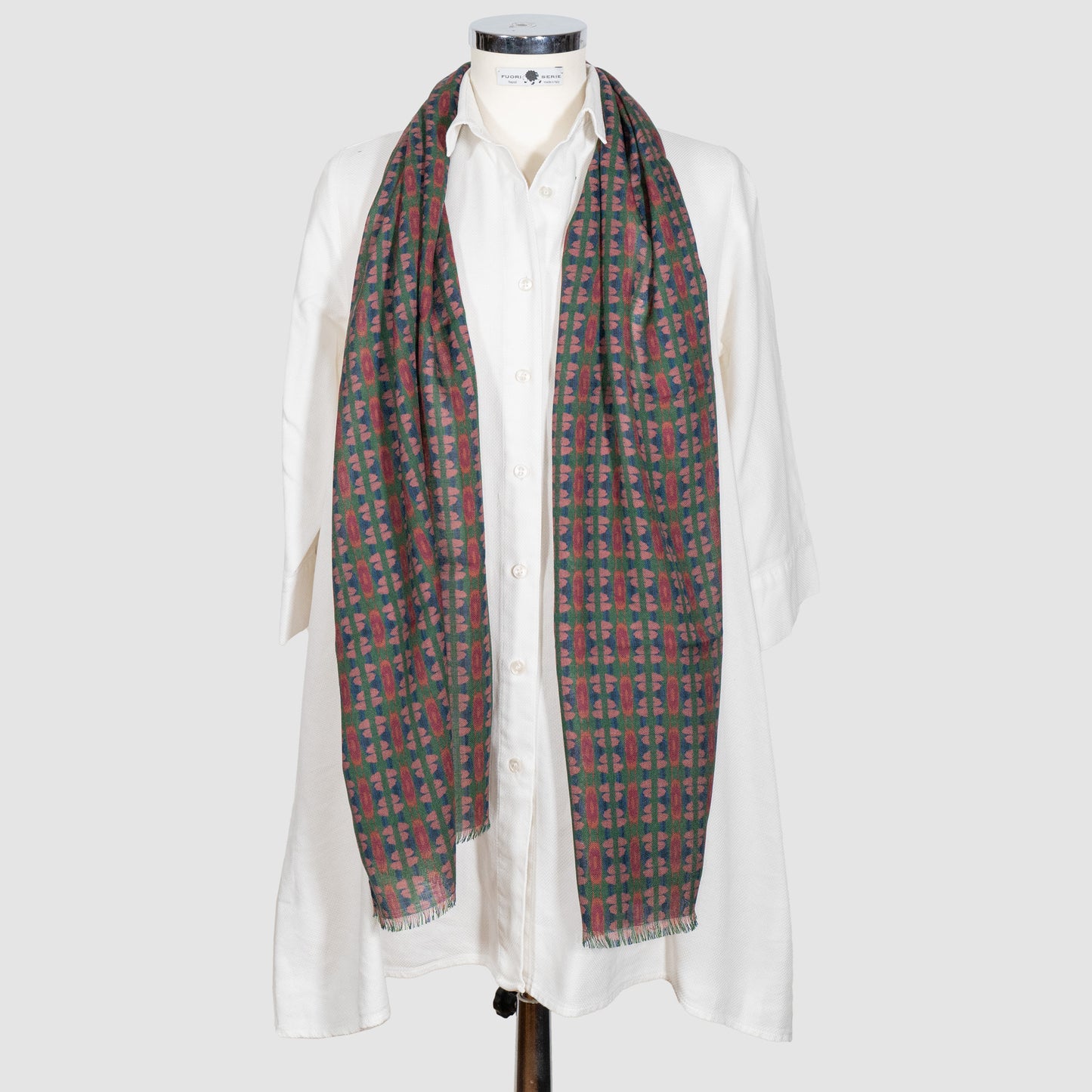 SCIARPA 100% LANA FARAGLIONI GREEN