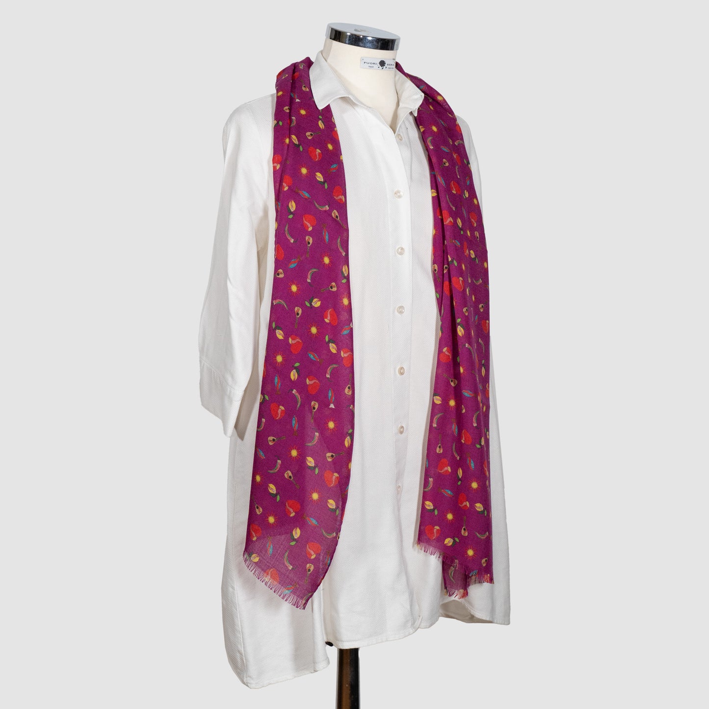 SCIARPA 100% LANA NAPOLI CHE FORTUNA