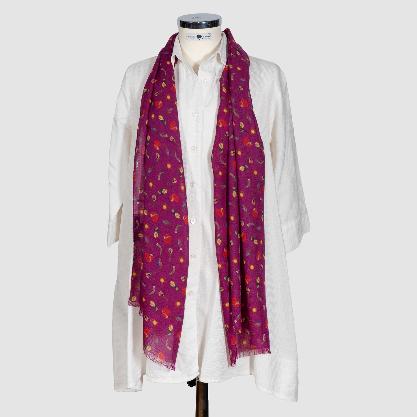 SCIARPA 100% LANA NAPOLI CHE FORTUNA