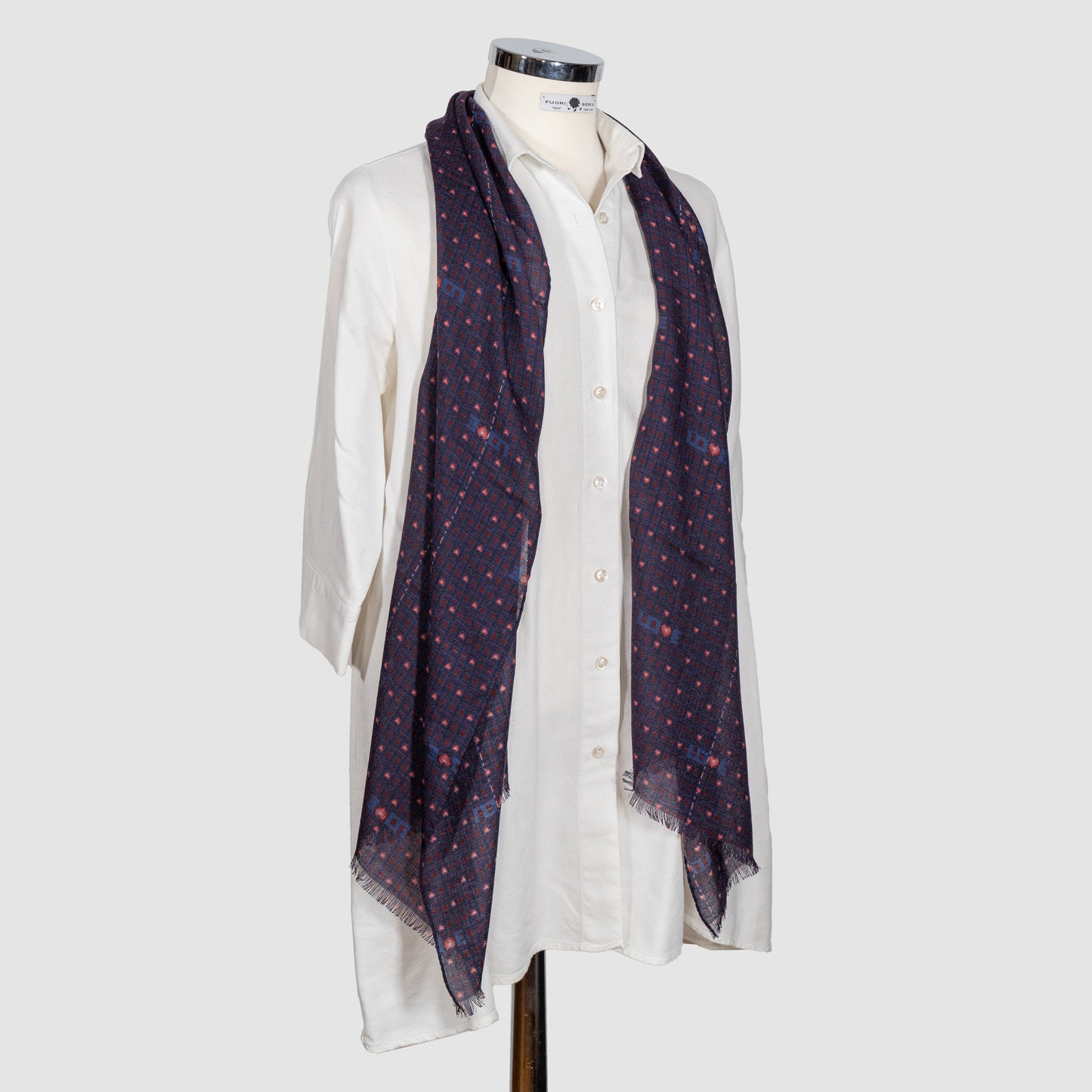 SCIARPA 100% LANA LOVE BLUE