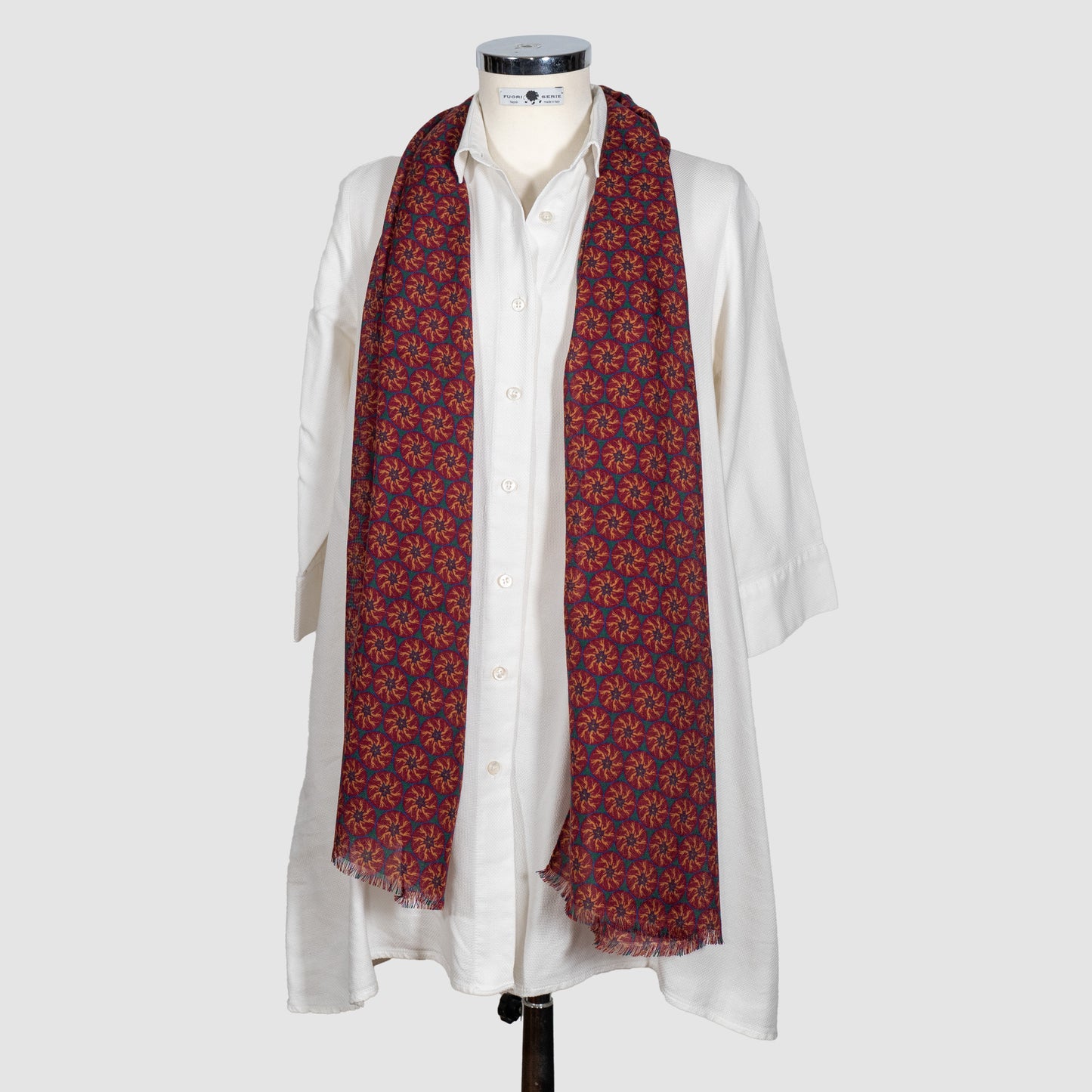 SCIARPA 100% LANA EVVIVA BORDEAUX