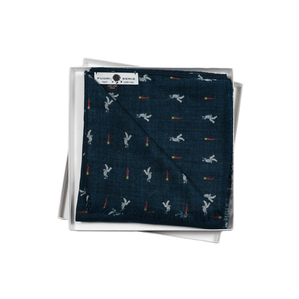 SCIARPA 100% LANA PULCINELLA FORTUNATO