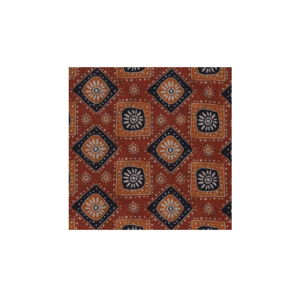 SCIARPA 100% LANA THE SUN IN THE SQUARE BROWN