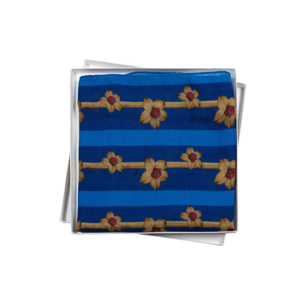 SCIARPA 100% LANA COCCOLA BLUE