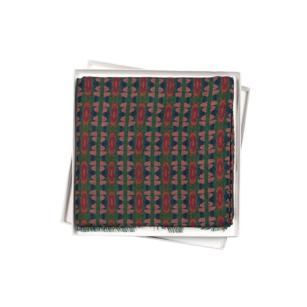 SCIARPA 100% LANA FARAGLIONI GREEN