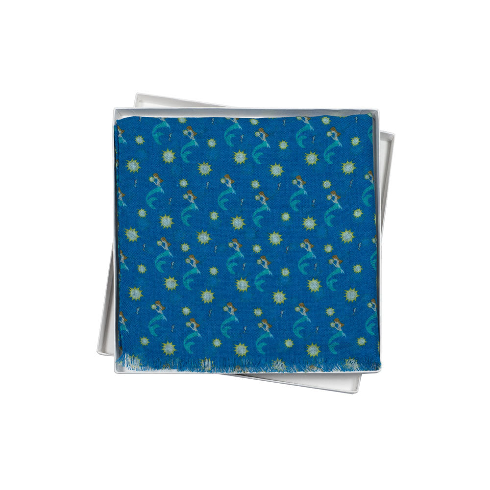 SCIARPA 100% LANA THE "PARTENOPE SIREN"