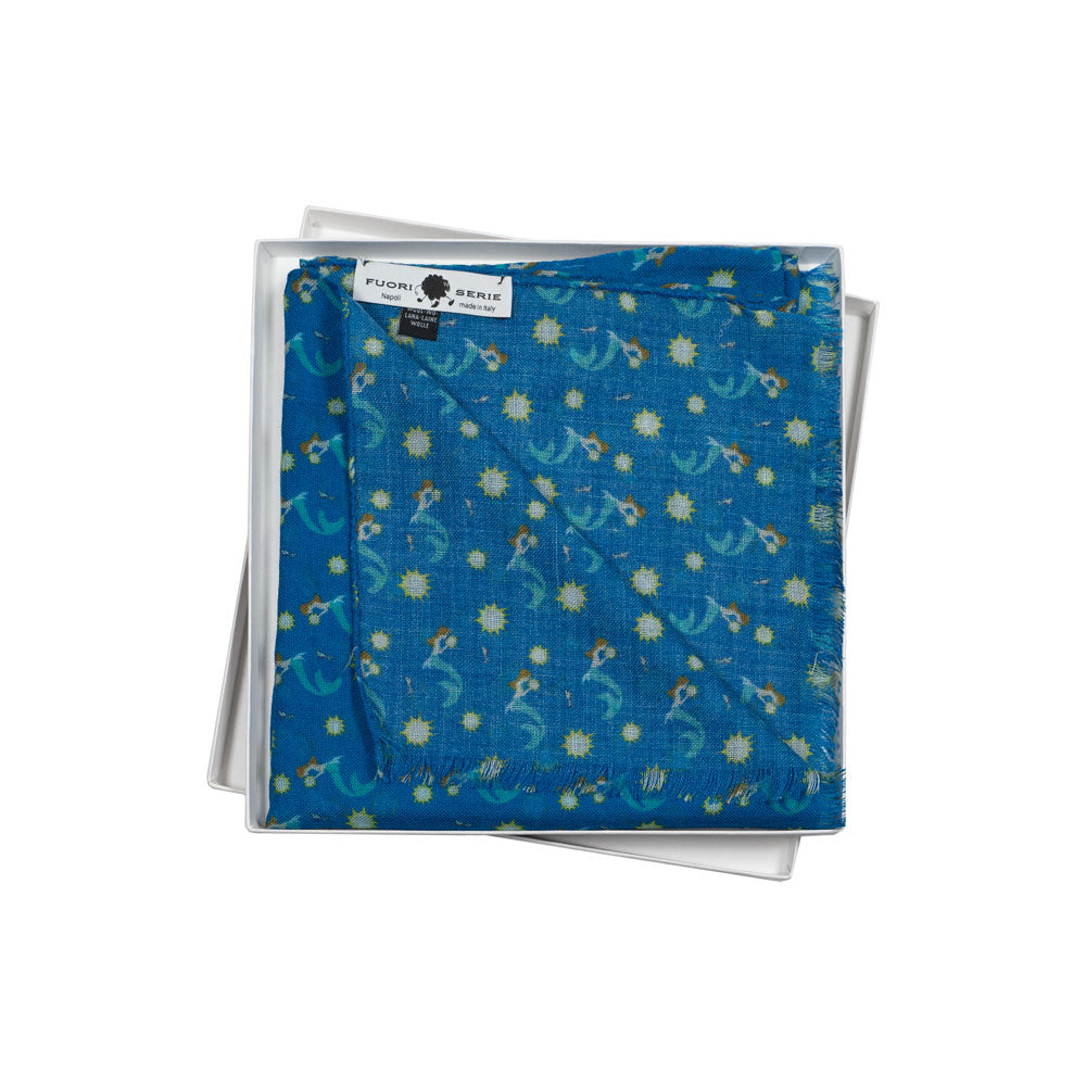 SCIARPA 100% LANA THE "PARTENOPE SIREN"